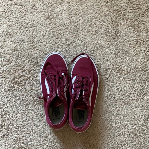 Vans Shoes - Maroon vans
